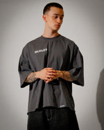 HEAVYWEIGHT CORE TEE - CHARCOAL GREY