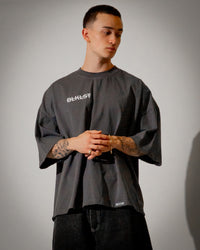 HEAVYWEIGHT CORE TEE - CHARCOAL GREY