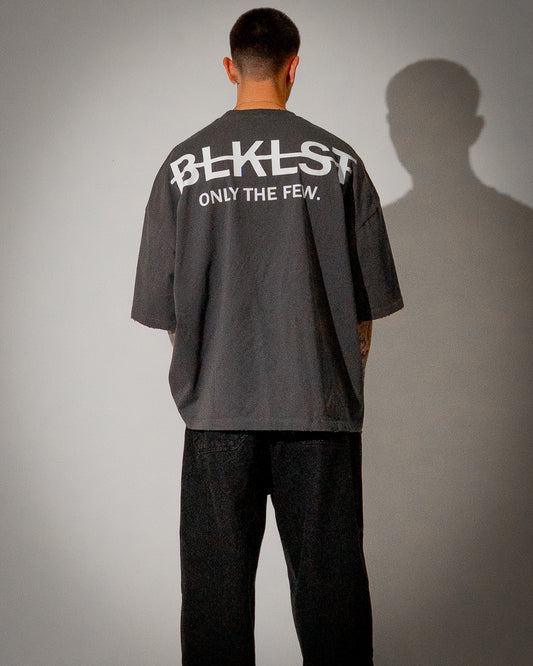 HEAVYWEIGHT CORE TEE - CHARCOAL GREY