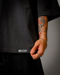 HEAVYWEIGHT CORE TEE - CHARCOAL GREY